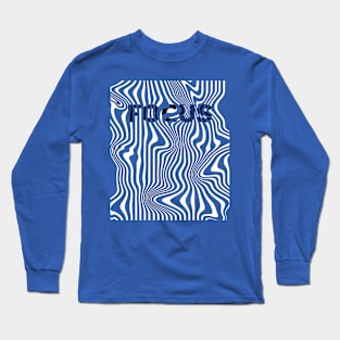 FOCUS Minimalistic Abstraction Design Long Sleeve T-Shirt